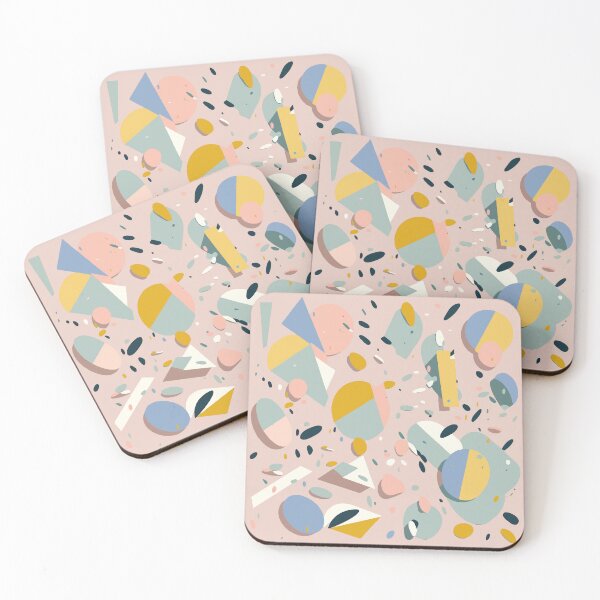 Item preview, Sweet Minimalist Abstract Pastel Terrazzo Pattern designed and sold by Thread Bubbler.