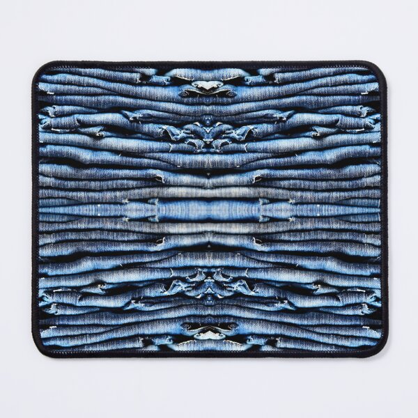 Item preview, Folded Pile of Acid Wash Stretch Denim designed and sold by weirdAffect.