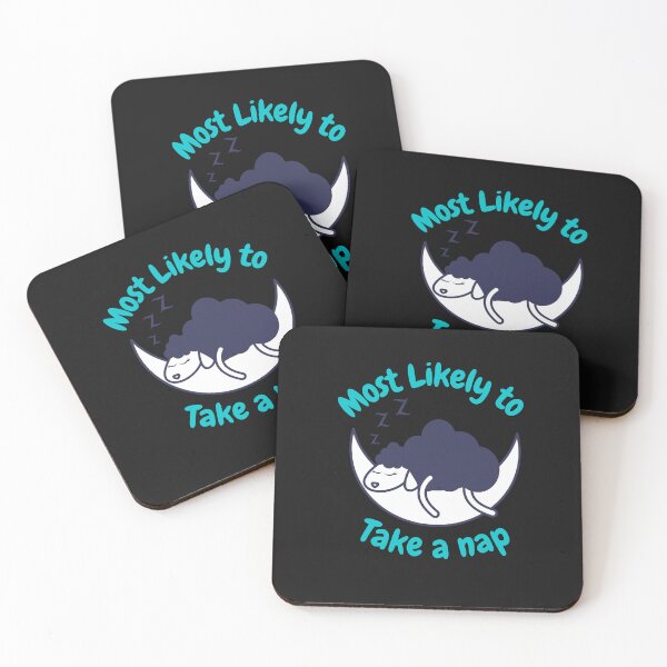 Item preview, Vintage Most Likely to take a nap typography with lamb illustration  designed and sold by garniturex.