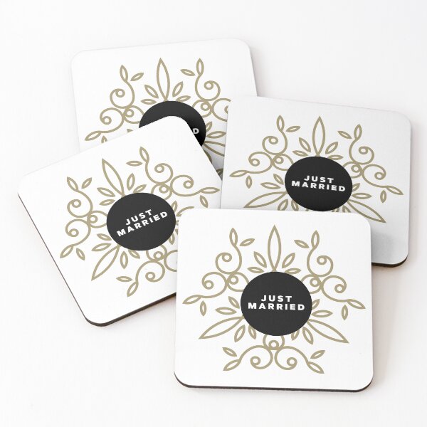 Item preview, Just Married designed and sold by MuggyandMo.