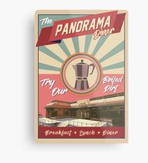 Panorama Diner Metal Print