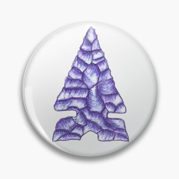 Item preview, Purple Watercolor Arrowhead designed and sold by Trowel-Tales.