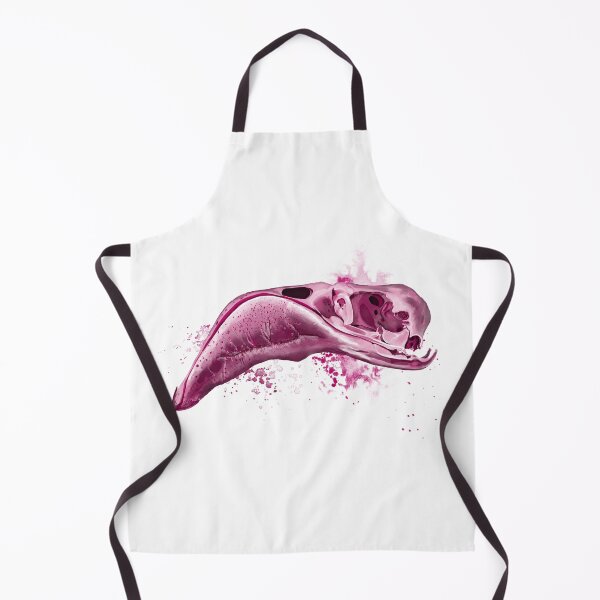 Item preview, Watercolor Flamingo Skull (Flamingo Pink) designed and sold by fuzzytooth.