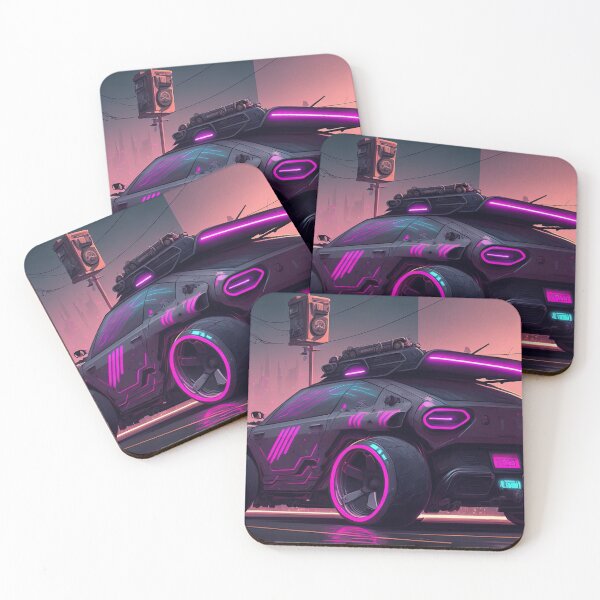Item preview, Mini Electric Car Pink and Black in the Streets of Seoul designed and sold by ultra-cool.
