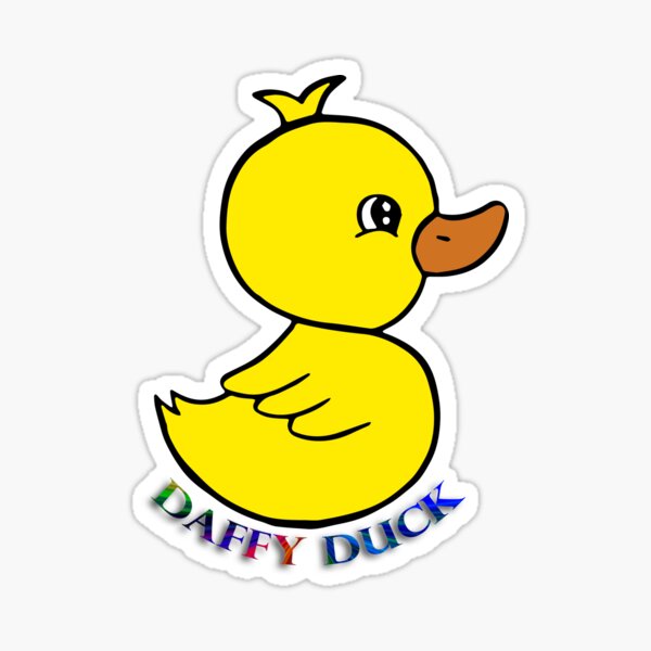 "Daffy Duck" Sticker for Sale by MASTERPIECETOP | Redbubble