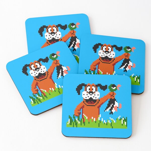 Item preview, Happy Dog Holding Single Duck from Duck Hunt Arcade Video Game designed and sold by BlueSkyTheory.