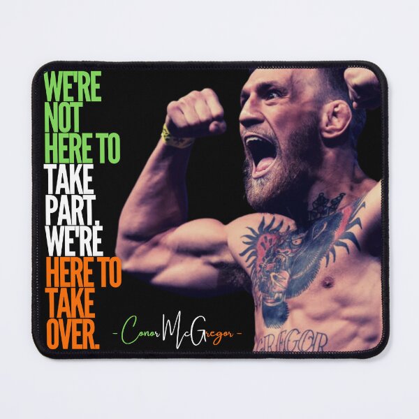Item preview, CONOR MCGREGOR - TAKE OVER QUOTE designed and sold by HeavyLiftGift.