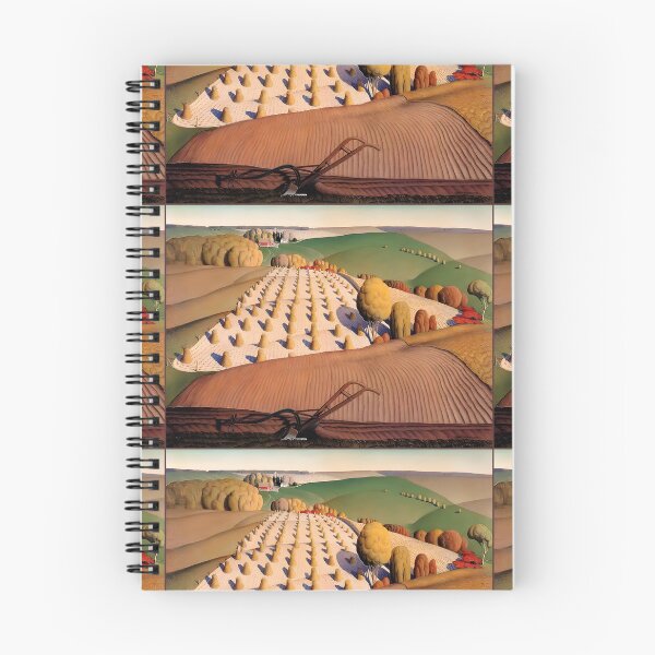 Item preview,  Grant Wood Autumn Plowed field designed and sold by TeeARTHY.