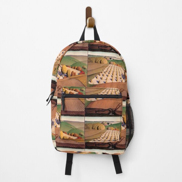 Item preview,  Grant Wood Autumn Plowed field designed and sold by TeeARTHY.