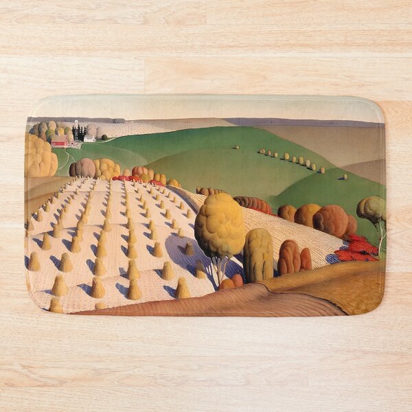 Item preview,  Grant Wood Autumn Plowed field designed and sold by TeeARTHY.
