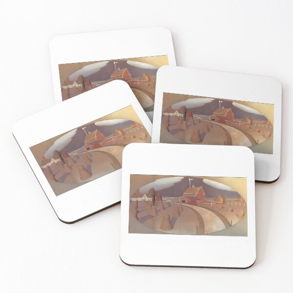 Item preview, Grant Wood A view of the farm designed and sold by TeeARTHY.