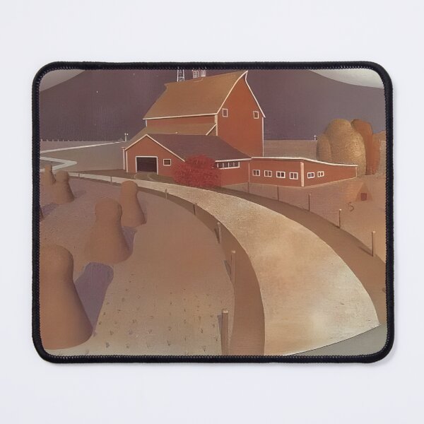 Item preview, Grant Wood A view of the farm designed and sold by TeeARTHY.