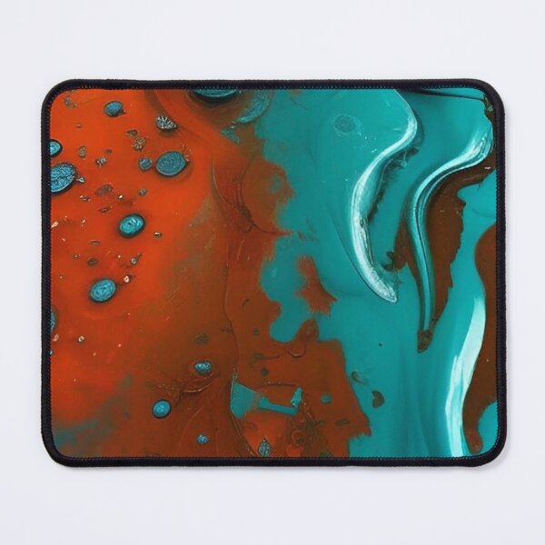 Item preview, Rustic Art Design Blue Abstract Nature designed and sold by CattlettArt.