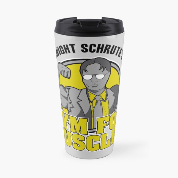 Dwight Schrute's Gym for Muscles Travel Mug