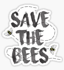 Save the Bees, Save the Earth Sticker