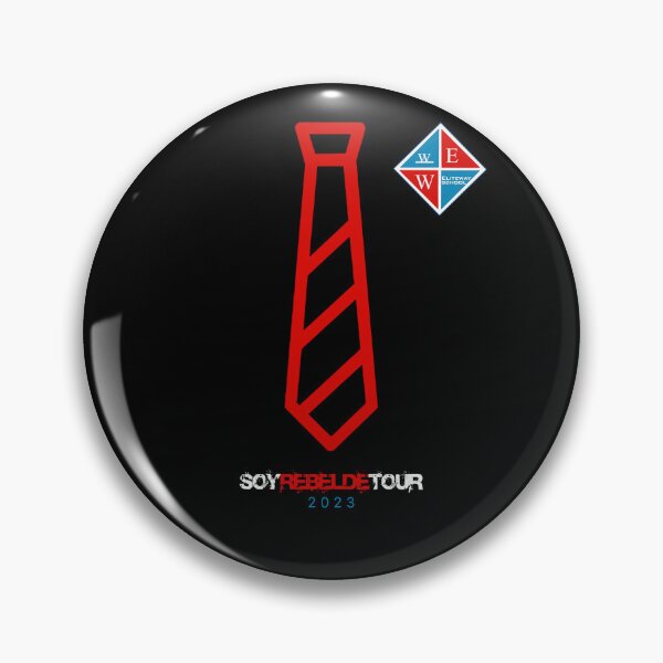 Item preview, SOY REBELDE TOUR CORBATA (White letters) designed and sold by RAMZRAMZ.