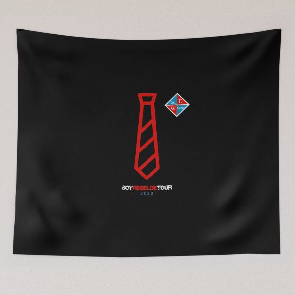 Item preview, SOY REBELDE TOUR CORBATA (White letters) designed and sold by RAMZRAMZ.