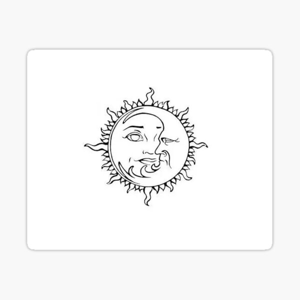 “Sun and Moon Stickers” Sticker by Lucas– | Redbubble