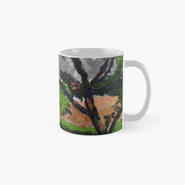 Cat in the shade Classic Mug