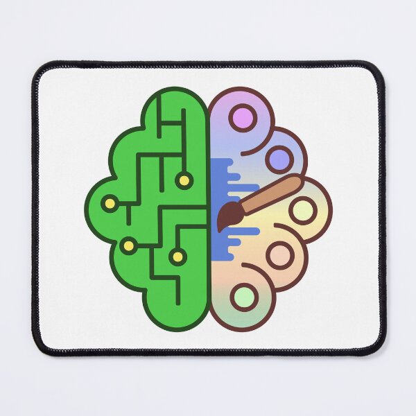 Item preview, LEFT BRAIN RIGHT BRAIN STICKER - brain psychology sticker designed and sold by dreamwish.