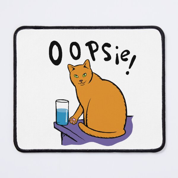 Item preview, Oopsie, cat mischief  designed and sold by bangart.