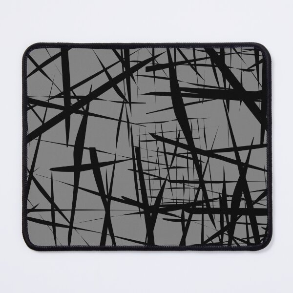 Item preview, Scratched Lines - black on gray designed and sold by Karen Anne Isaksen Glick.