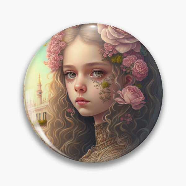 Item preview, portrait of rococo girls designed and sold by tinkertailorart.
