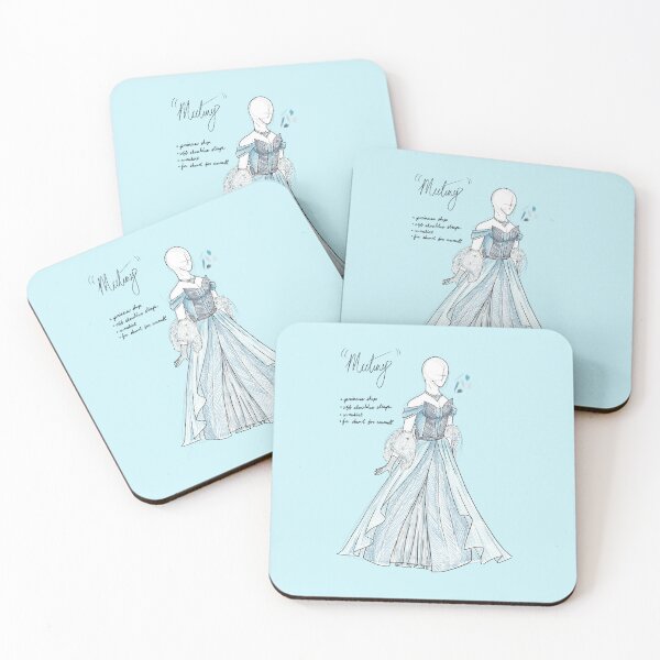 Item preview, "Meeting" Dress Sketch w/ Artist Notes designed and sold by ConvenientCat.