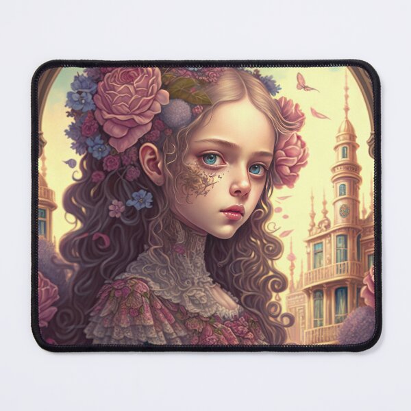 Item preview, portrait of rococo girls designed and sold by tinkertailorart.