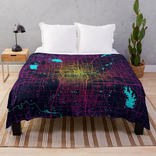 Item preview, Oklahoma City Map of the USA - Neon designed and sold by deMAP.