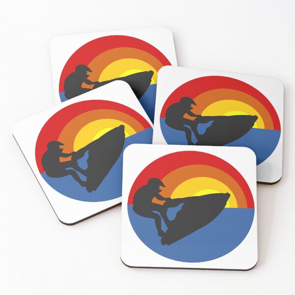 Item preview, Jet Ski Rider Sunset designed and sold by HatzicTshirts.