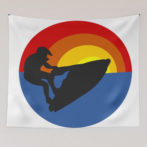 Item preview, Jet Ski Rider Sunset designed and sold by HatzicTshirts.