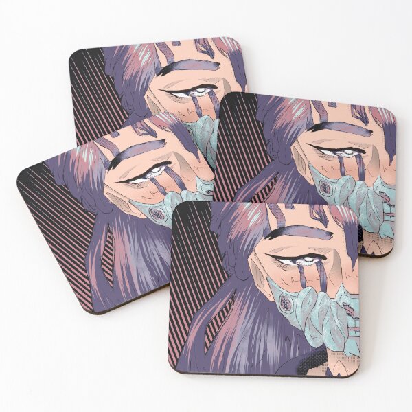 Item preview, Colored Manga Anime Girl Woman Comic Book Sticker designed and sold by BununHunArt.