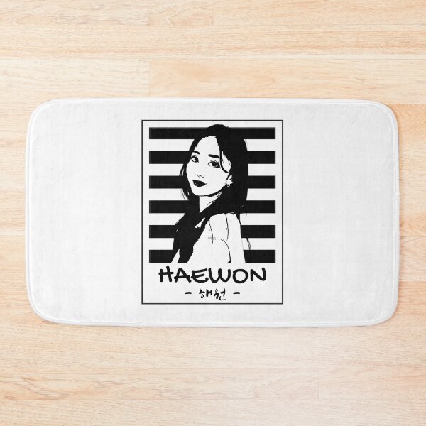 Item preview, NMIXX Haewon Silhouette Black and White designed and sold by AliffStudio.