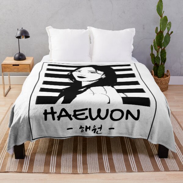 Item preview, NMIXX Haewon Silhouette Black and White designed and sold by AliffStudio.