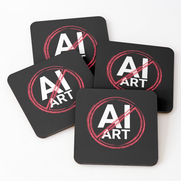 Item preview, Anti AI ART Quote to Save Real Art designed and sold by Zentropik.