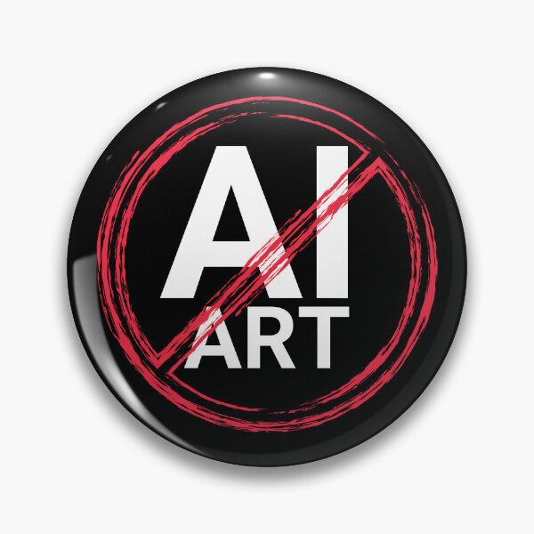 Item preview, Anti AI ART Quote to Save Real Art designed and sold by Zentropik.