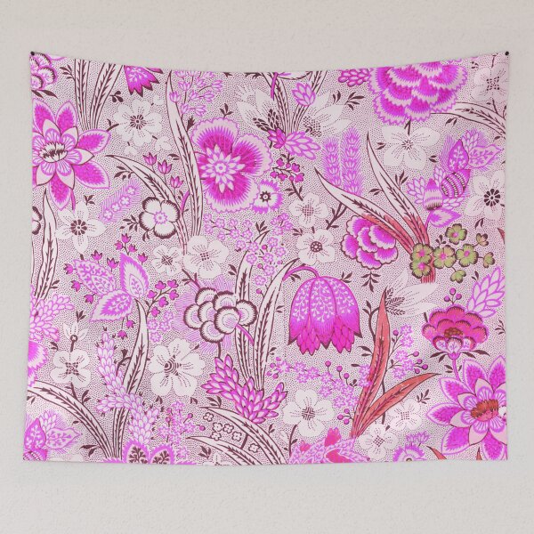 Item preview, pink floral fabric design designed and sold by fowons.