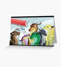 Season's Greetings From The Jade Winglet Greeting Card