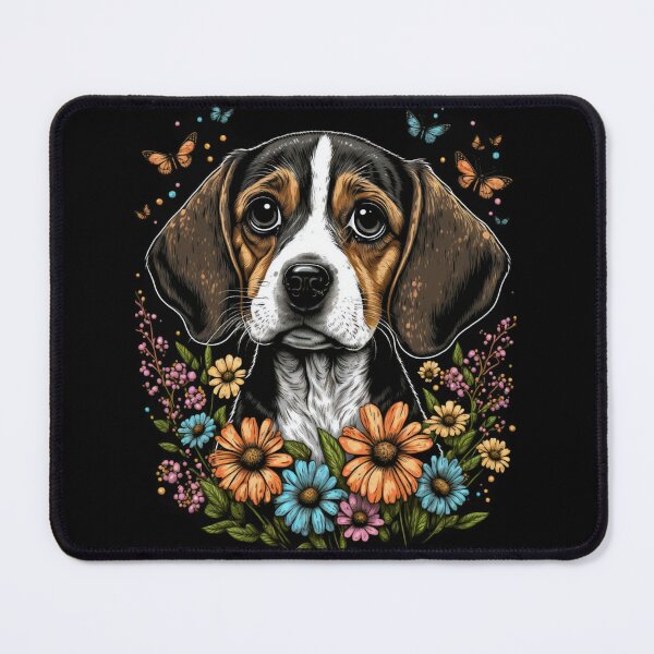 Item preview, Beagle and Butterflies designed and sold by kansaikate.