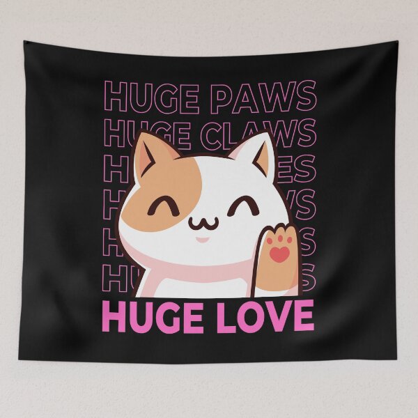 Item preview, Catfriends Huge Paws Huge Claws Huge Eyes Huge Love Cat Valentine designed and sold by CoolCreative.