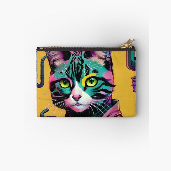 Item preview, Cyberpunk Cat - Modern Digital Art designed and sold by Ai-michiart.