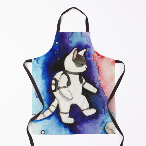 Item preview, Astronaut cat wandering around space-Edited AI generated art designed and sold by Frostp.