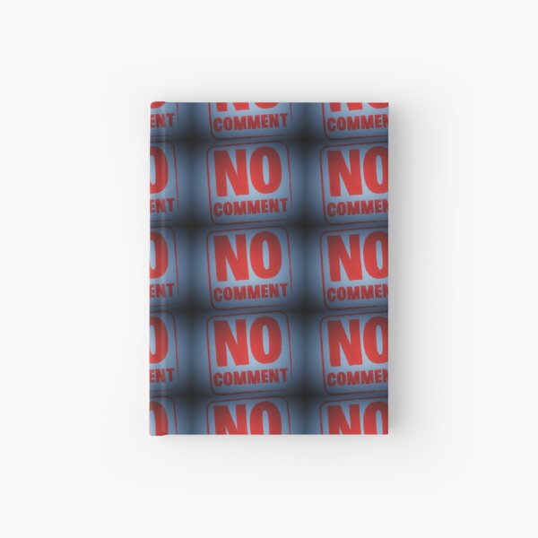 Tony DuPuis "No Comment" Hardcover Journal