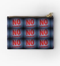 Tony DuPuis "No Comment" Zipper Pouch