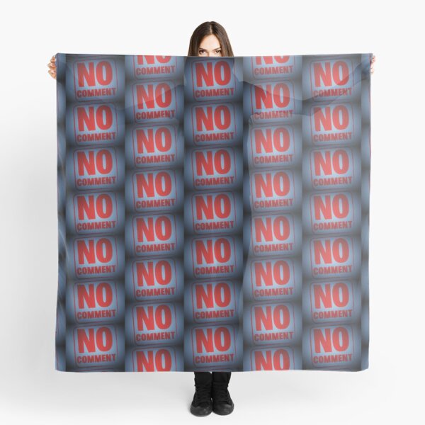 Tony DuPuis "No Comment" Scarf