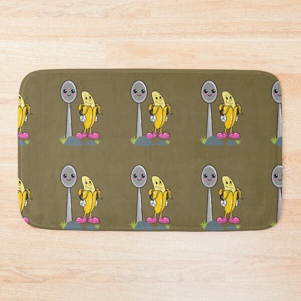 Item preview, Rejected cartoon sticker banana spoon designed and sold by Shoptharinz.