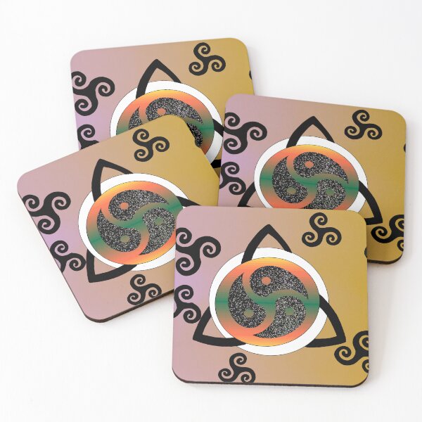 Item preview, Multi-color triskelion designed and sold by Crystalbean3.