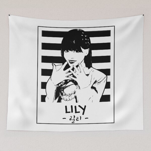 Item preview, NMIXX Lily Silhouette Black and White designed and sold by AliffStudio.