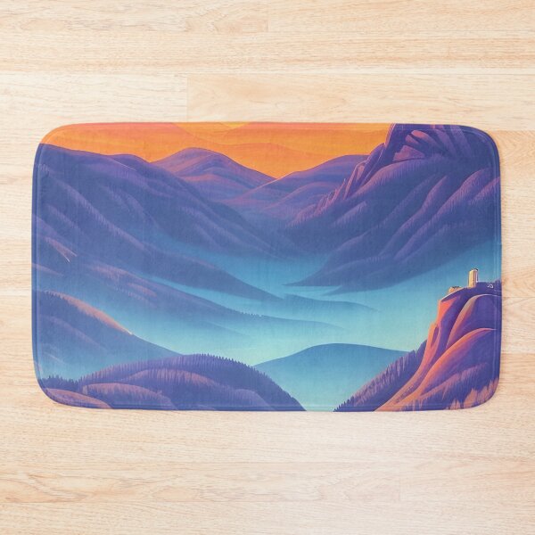 Item preview, Add a Touch of Beauty and Tranquility to Your Space with Our Wide Range of Gorgeous Minimalist Matte Mountain Painting Prints designed and sold by supeart.
